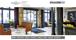 Desktop Screenshot of hotelmontana-zurich.com